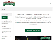 Tablet Screenshot of goodwinmedical.com